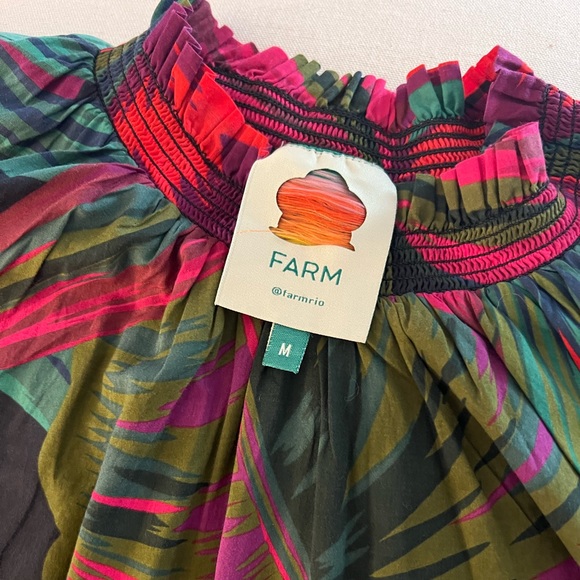 Farm Rio smocked waist mini dress - Picture 4 of 4